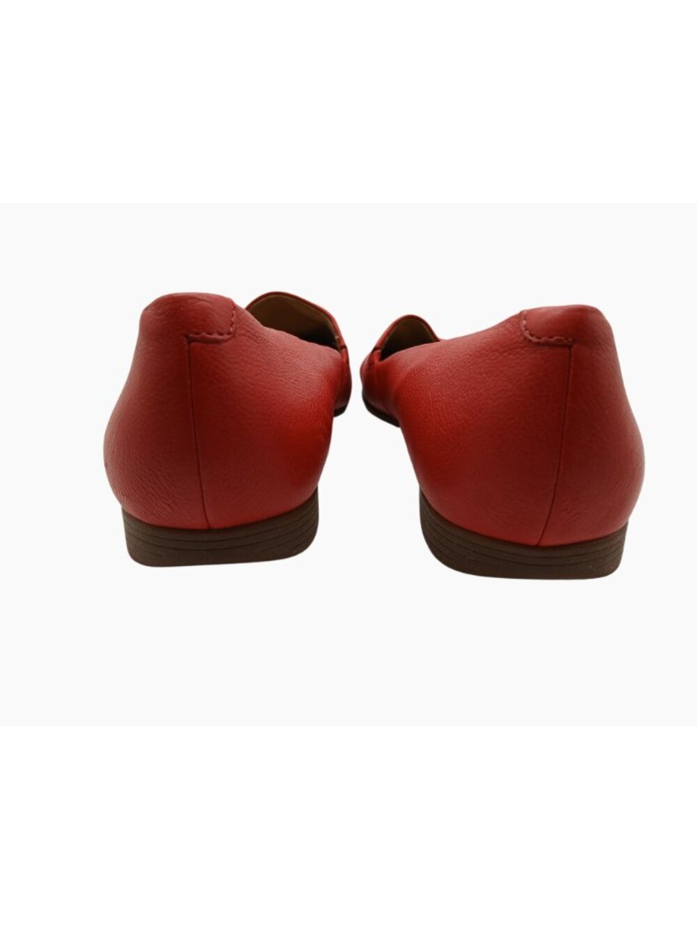 Dansko Larisa Womens Red Leather Flats Size 39 Low Heel Slip-On Removable Insole - Picture 4 of 11